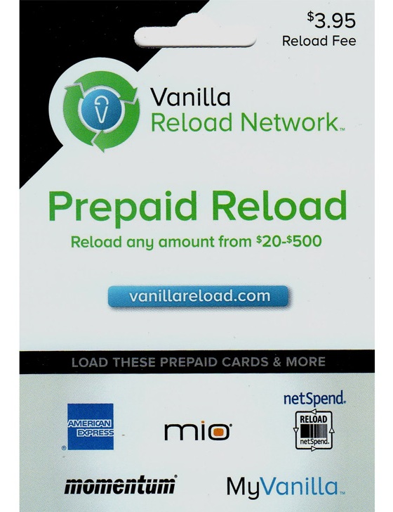 Earning miles with bluebird and vanilla reload card