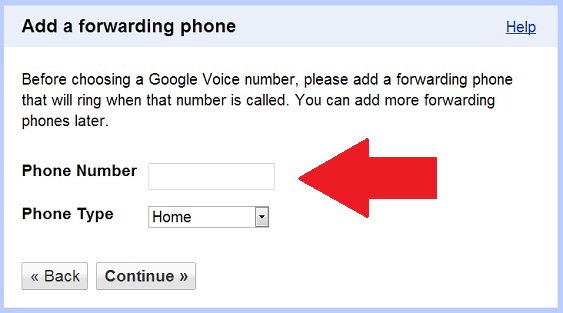 Google Voice Forwarding Number