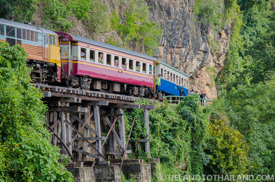 Train along the Death Railway
