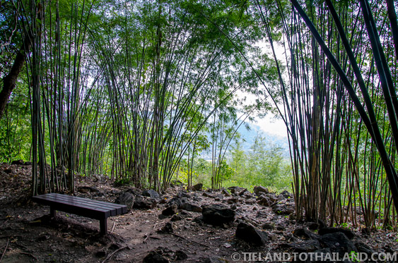 Peaceful overlook at Hellfire Pass