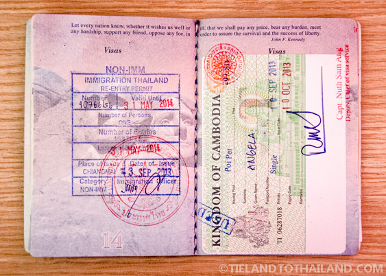 Complete Thai Re-Entry Permit
