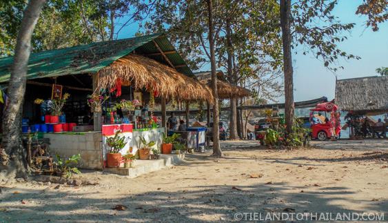 Basic Thai restaurant along the lake