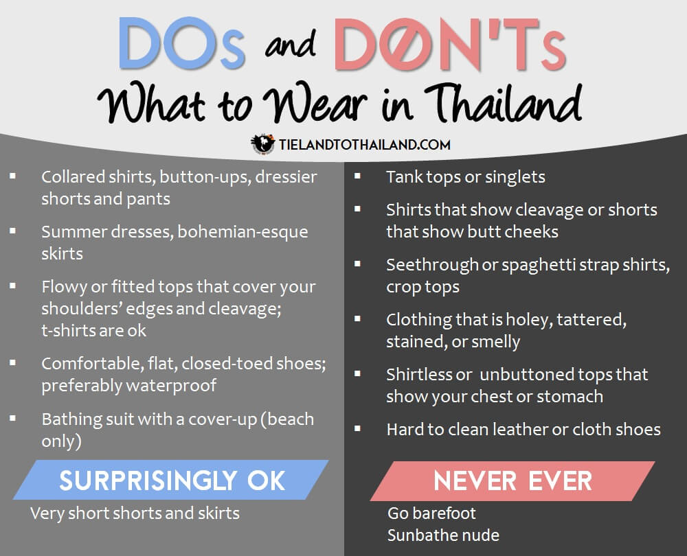 Dos and Don'ts: What to wear in Thailand
