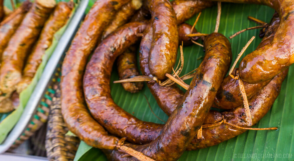 One type of Northern Thai sausage is known as Sai Oua