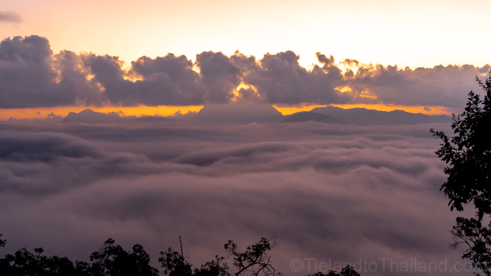 Sea of mist 'Den TV', Mueang Khong, Chiang Dao, Doi Pa Kia, Doi Luang